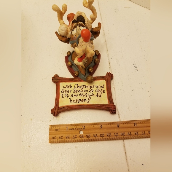 Shade Tree Stone Resin Reindeer If Walls Could Talk Decor Jack Graham Christmas - Picture 11 of 15